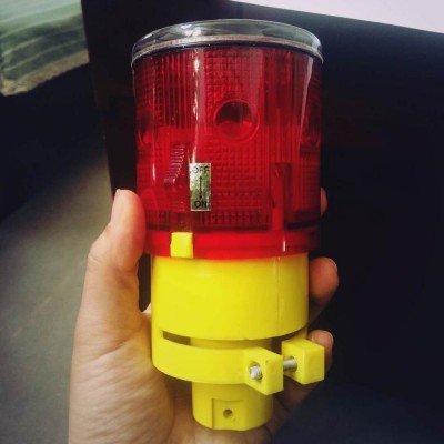 Solar Panel Signal Safety Lights Road Warning Light solar beacon light 4 led beacon strobe warning light